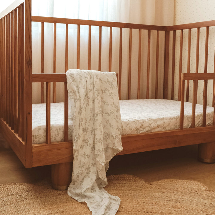 Cot | Fitted Sheet/Change Pad Cover | Organic - Cypress