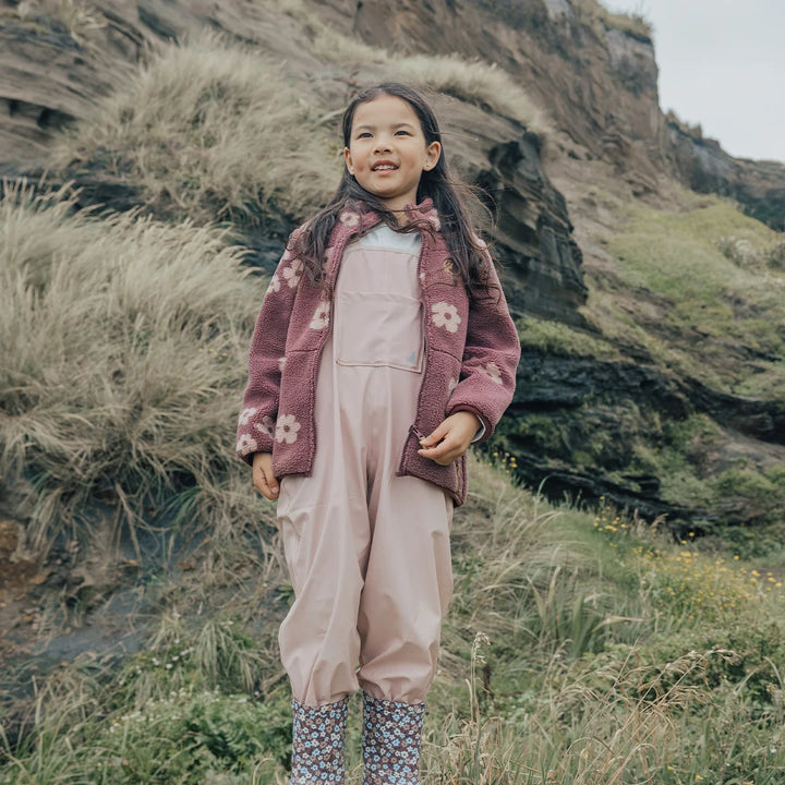 Crywolf Rain Overalls | Dusty Pink