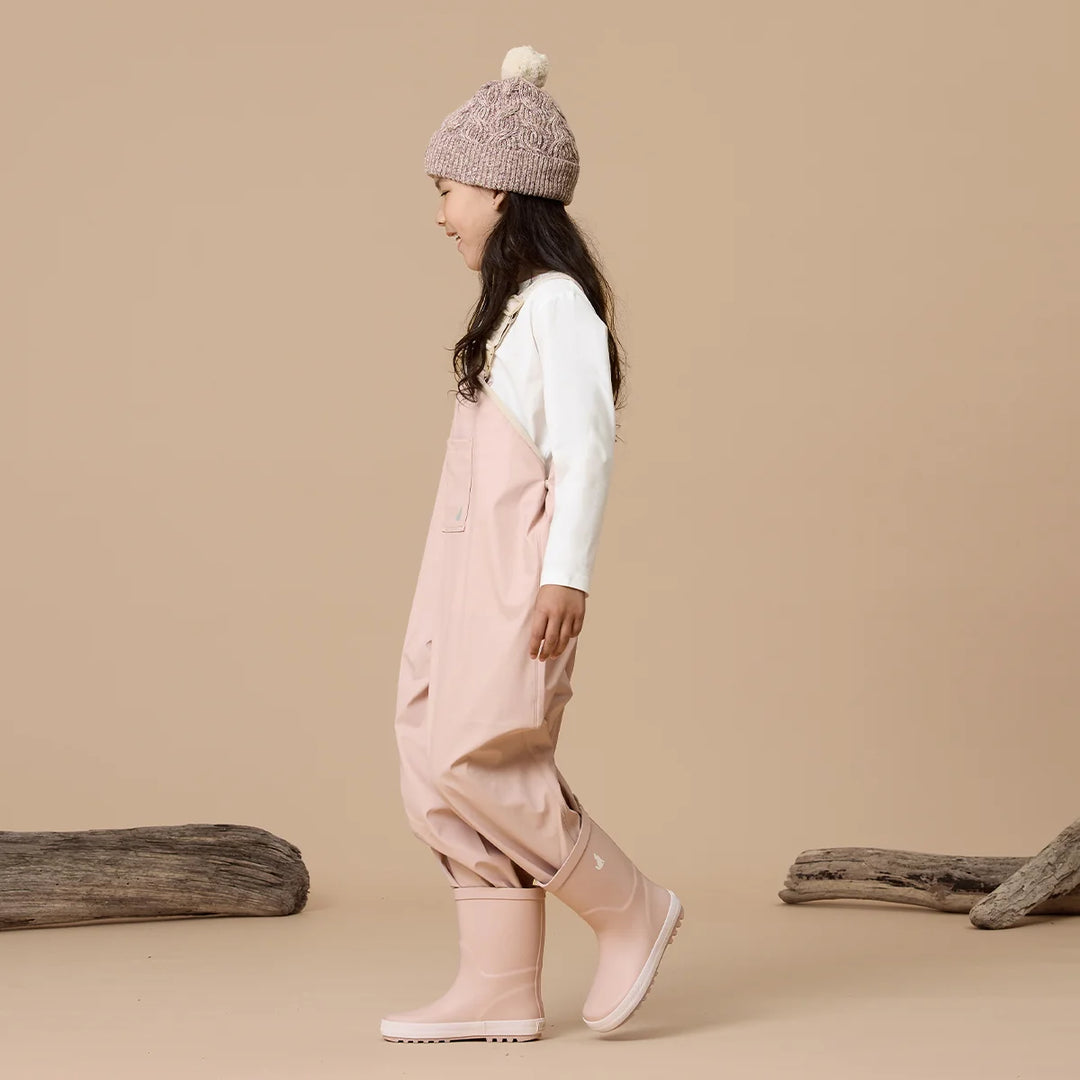 Crywolf Rain Overalls | Dusty Pink