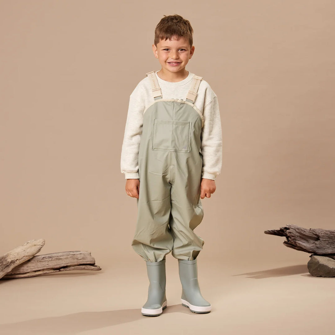 Crywolf Rain Overalls | Moss