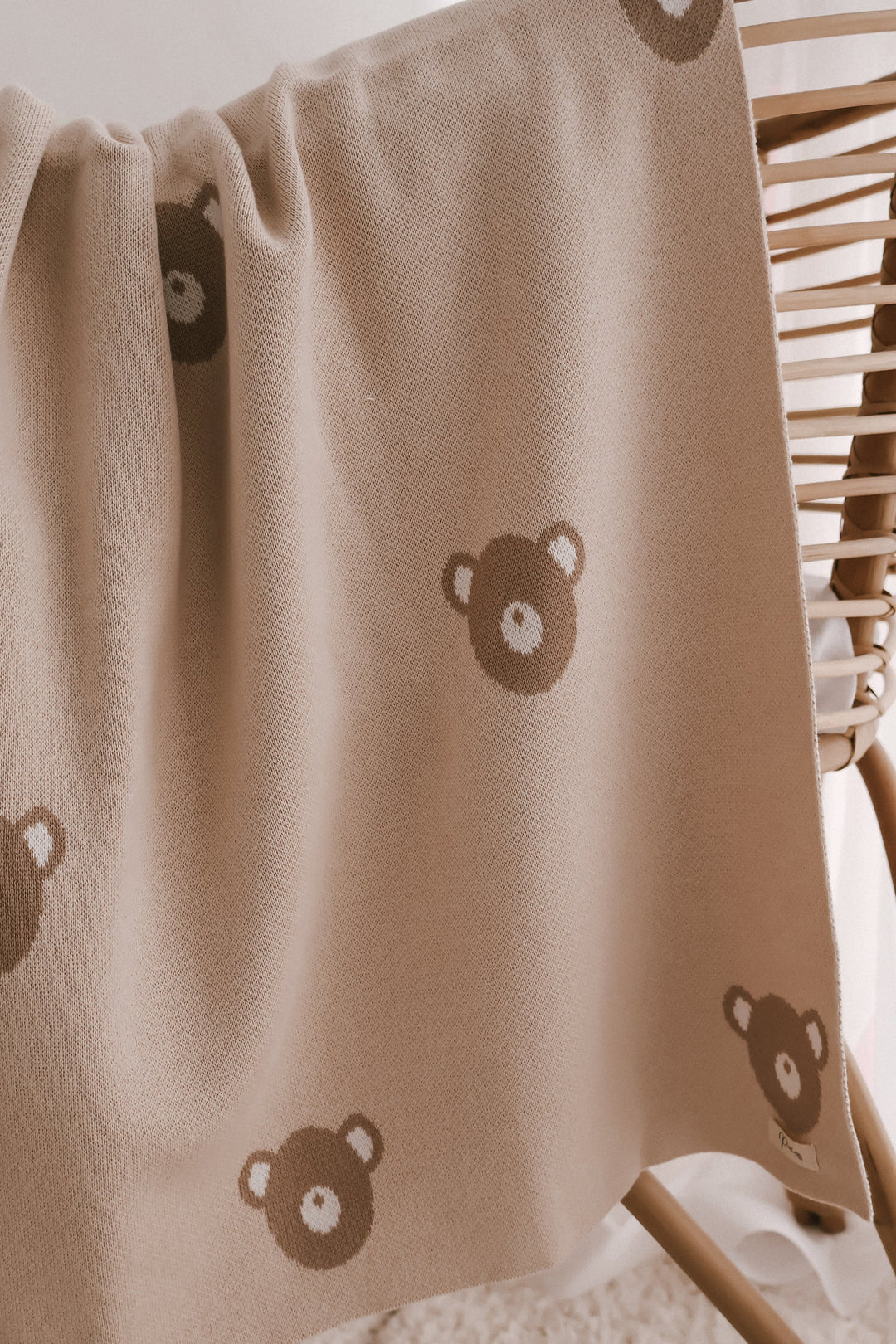 Knit Blanket | Teddy Brown