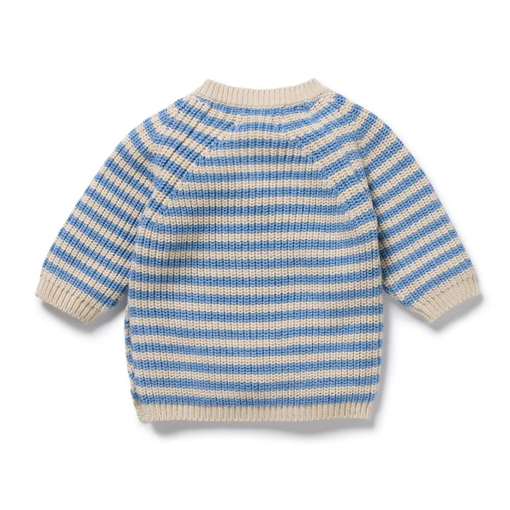 Kimono Cardigan | Organic Knitted - Frosted Blue