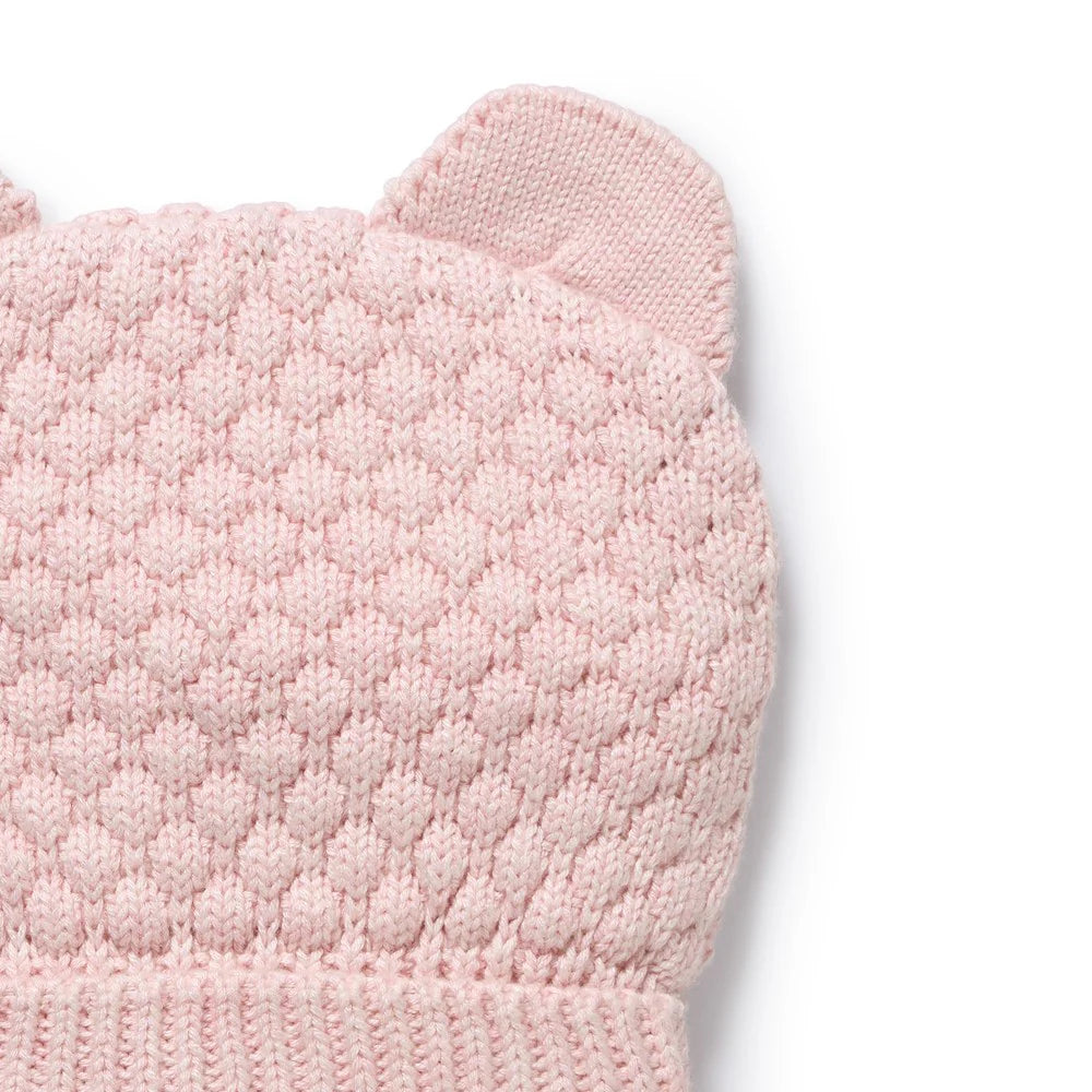 Beanie | Knitted Bear - Marshmellow
