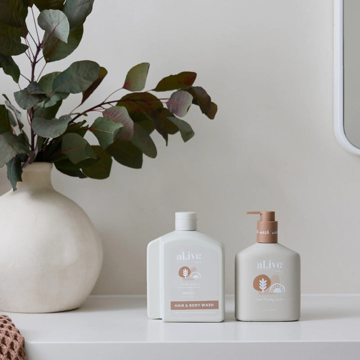 650ml Baby Wash Refil - Calming Oatmeal