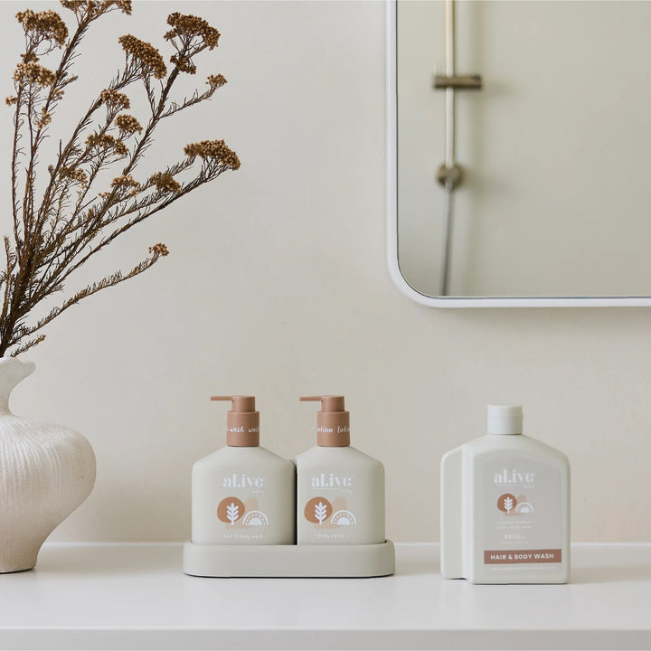 650ml Baby Wash Refil - Calming Oatmeal