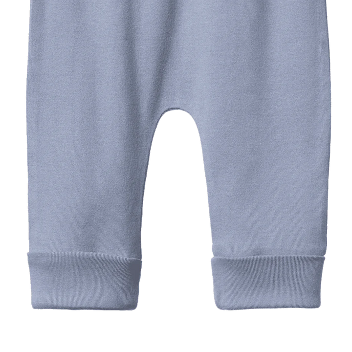 Pants | Cotton Drawstring - Dusky Blue