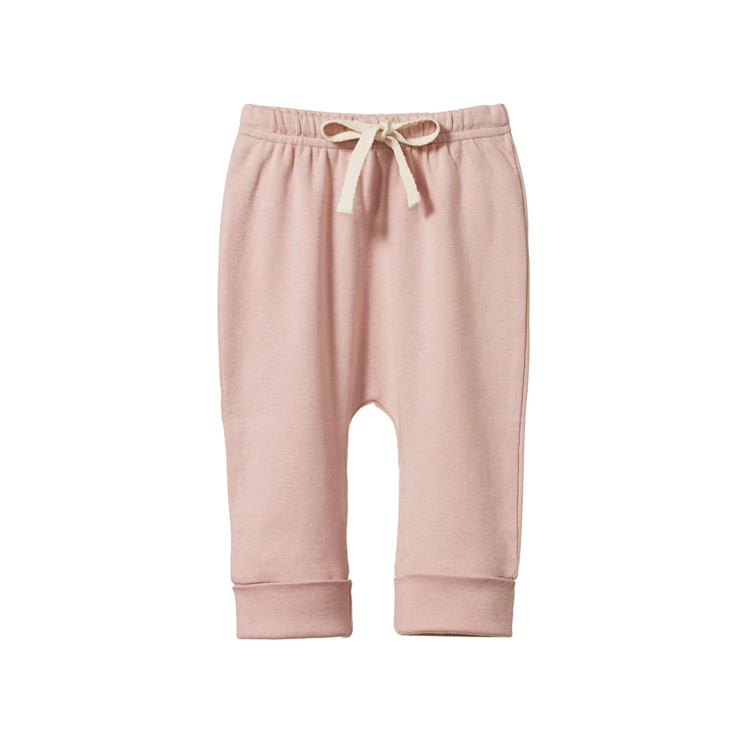 Pants | Cotton Drawstring - Rose Dust