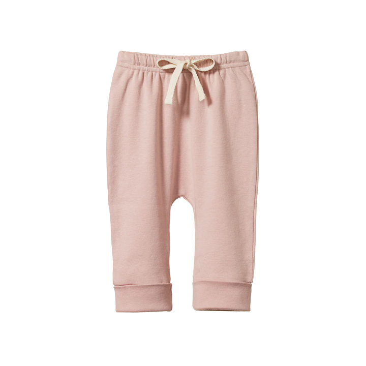 Pants | Cotton Drawstring - Rose Dust