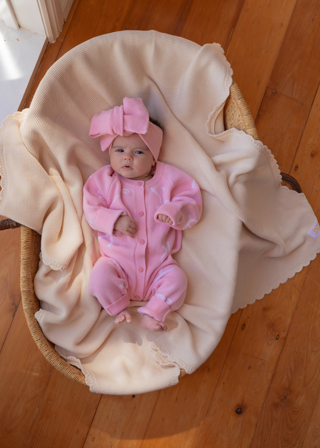 Knit Classic Romper | Milk Bows