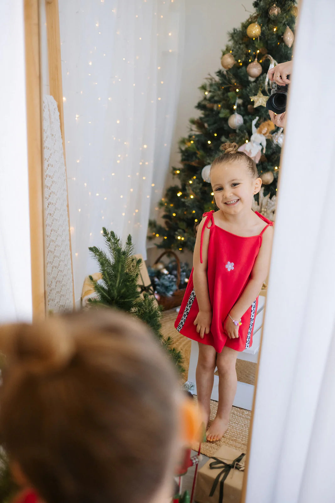 Leopard Stripe Mini Dress
