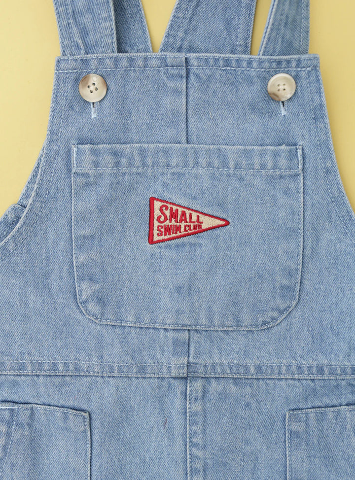 Denim Shortie Overalls
