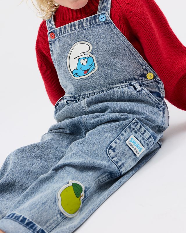 The Smurfs Patch Austin Overalls