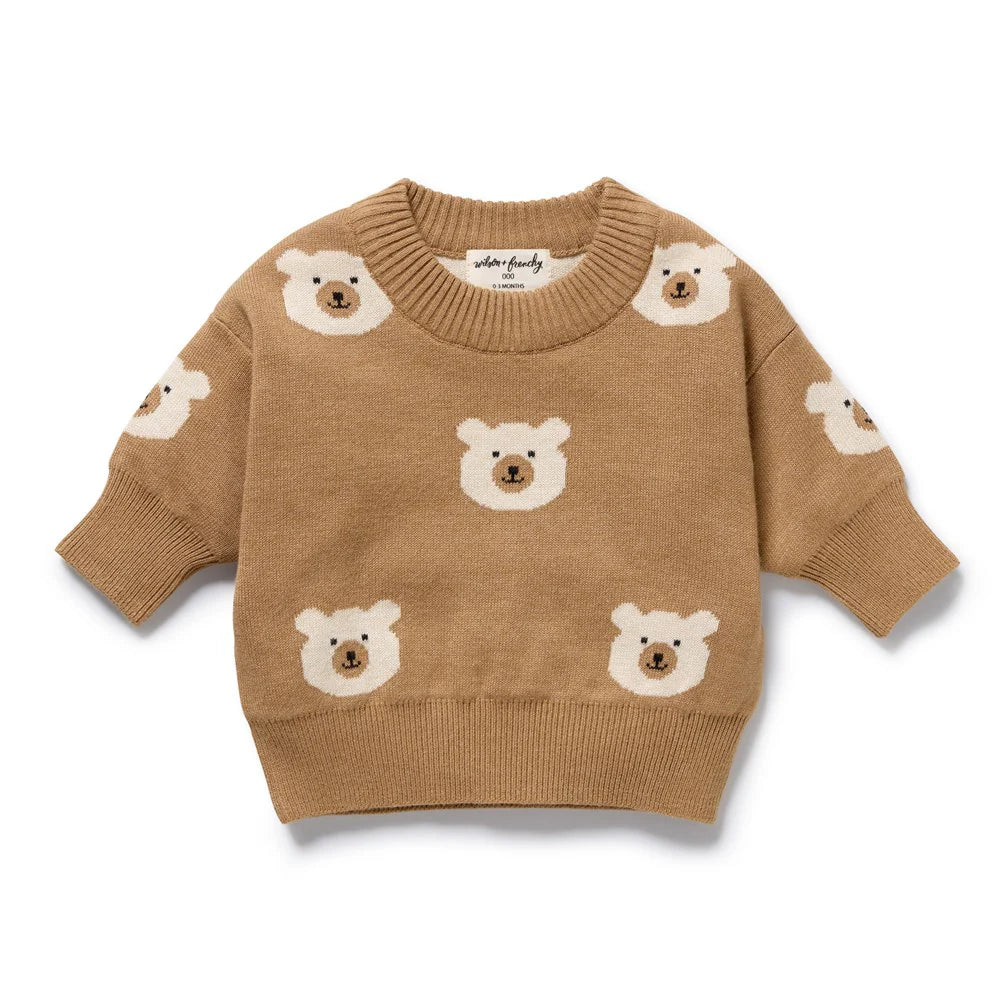 Jumper | Organic Knitted - Beary Cute