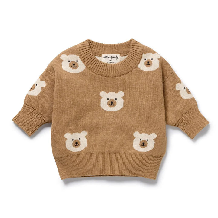 Jumper | Organic Knitted - Beary Cute