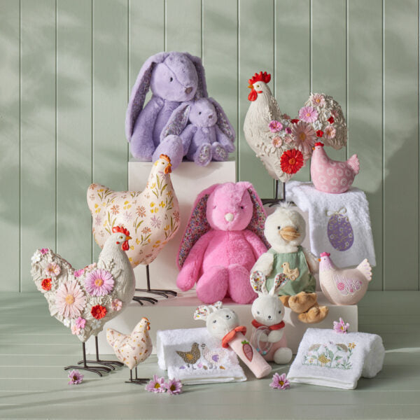 Medium Bunny | Floral -  Lilac