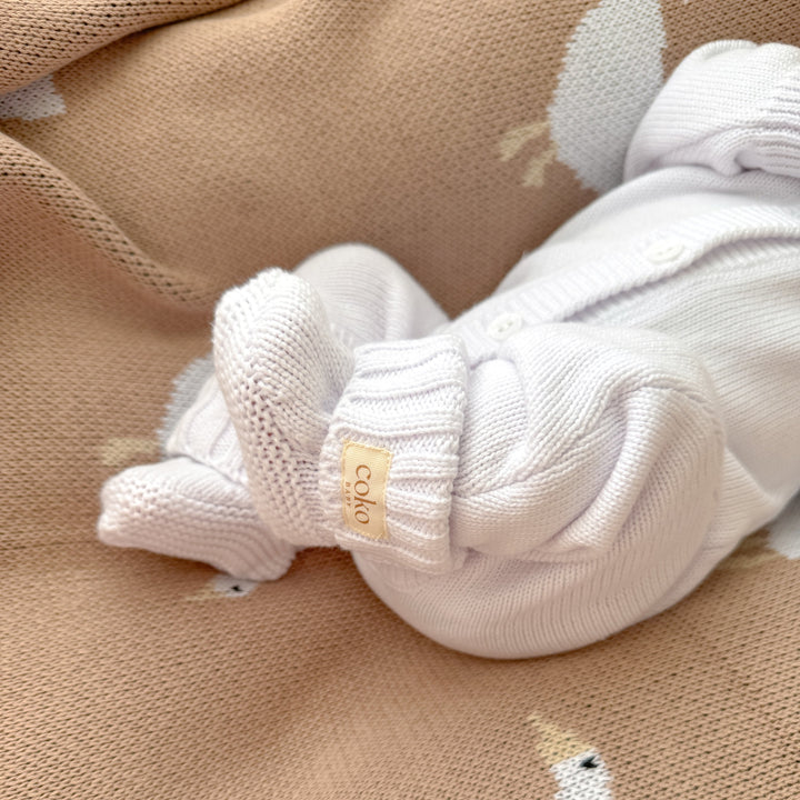 Heirloom Booties - Milk