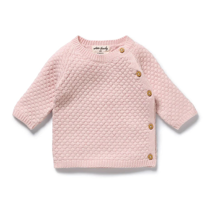 Kimono Cardigan | Organic Knitted - Marshmellow