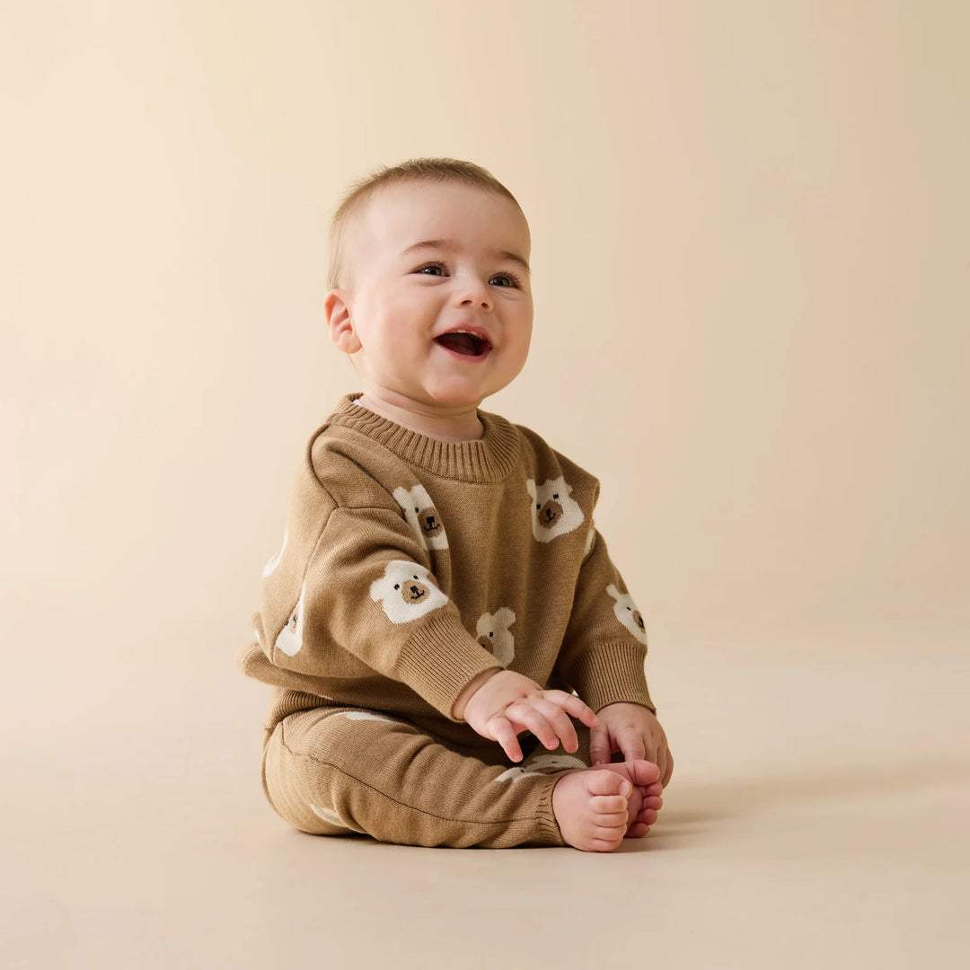Jumper | Organic Knitted - Beary Cute
