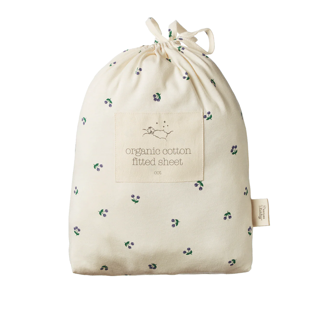 Fitted Sheet | Jersey - Winter Berry