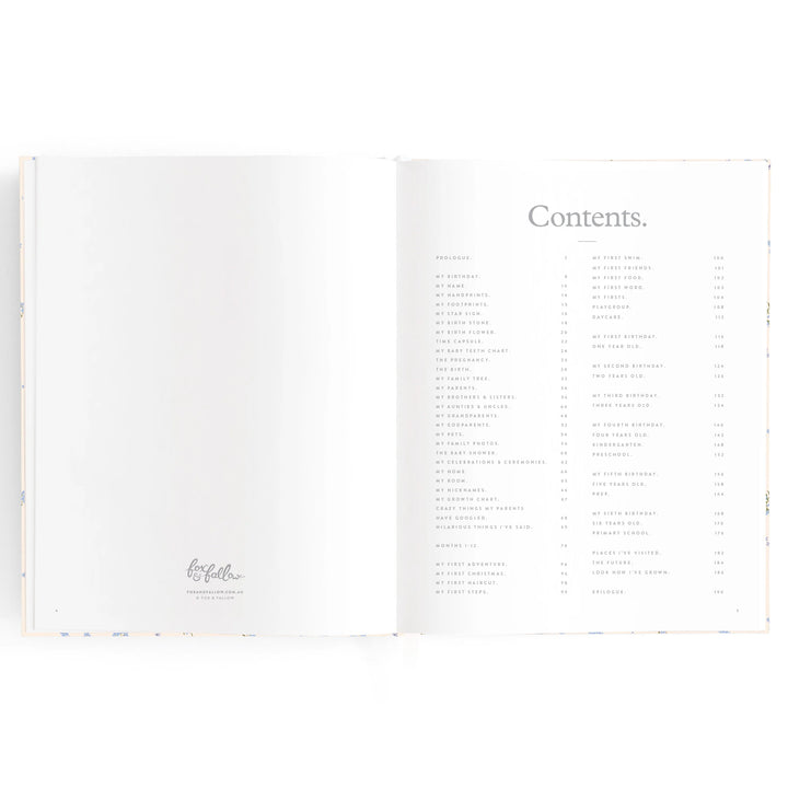 Baby Book | Bellflower