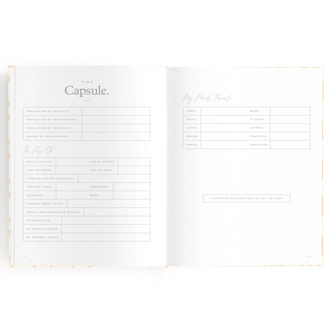 Baby Book | Forest Friends Cornflower