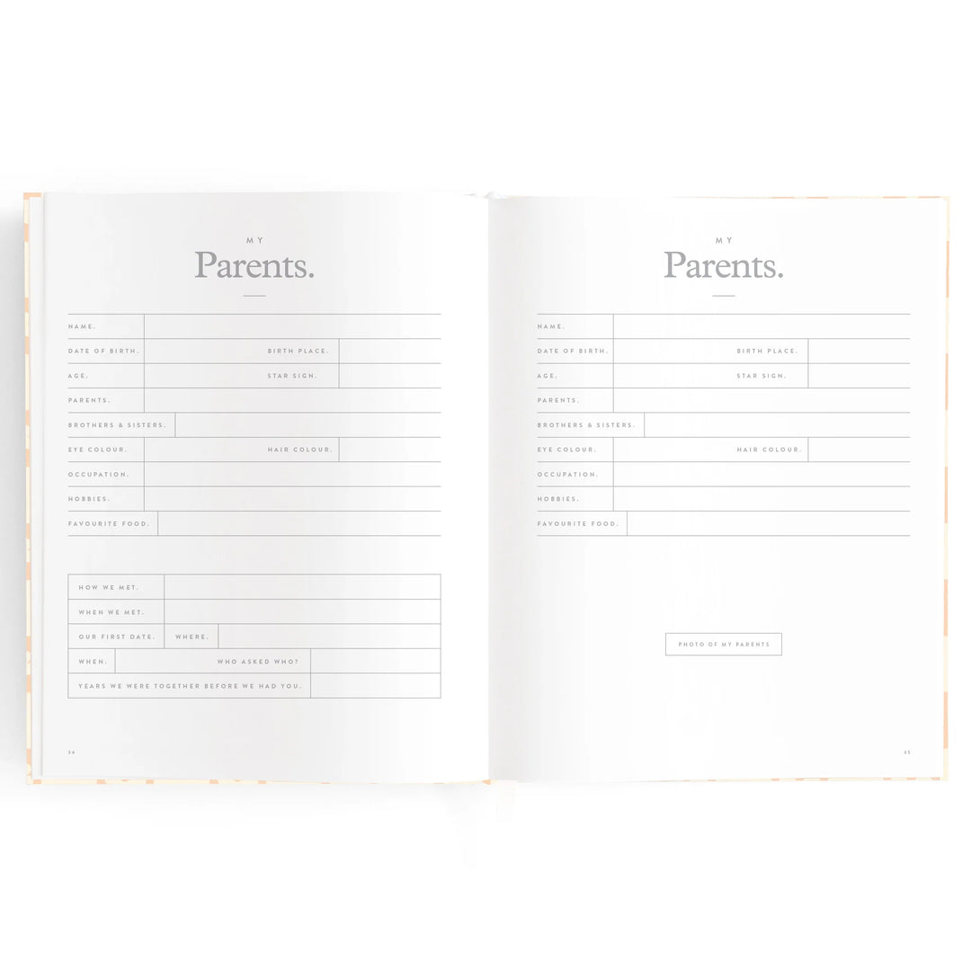 Baby Book | Forest Friends Cornflower