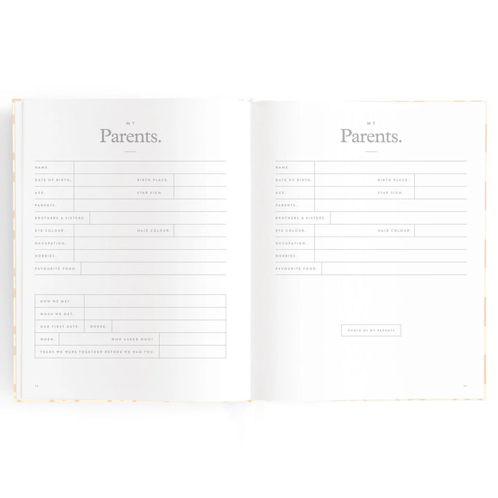 Baby Book | Forest Friends Sage