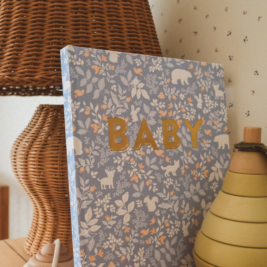 Baby Book | Forest Friends Cornflower