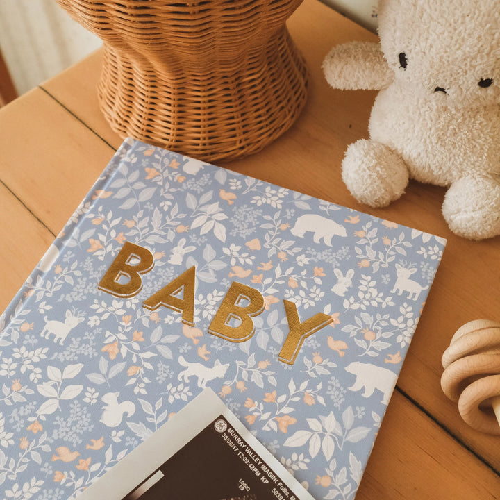 Baby Book | Forest Friends Cornflower