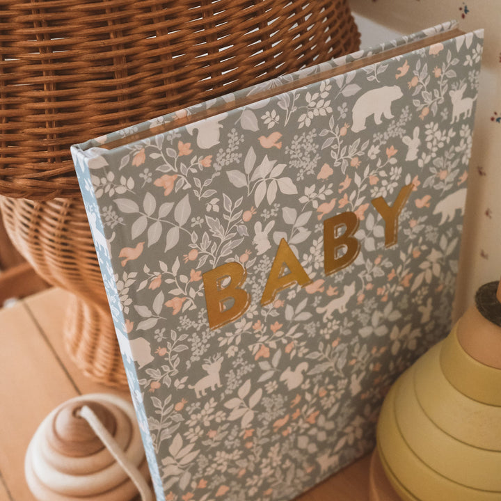 Baby Book | Forest Friends Sage
