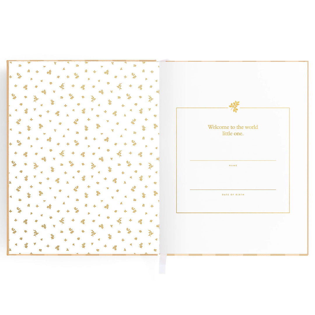 Baby Book | Coffee Stripe