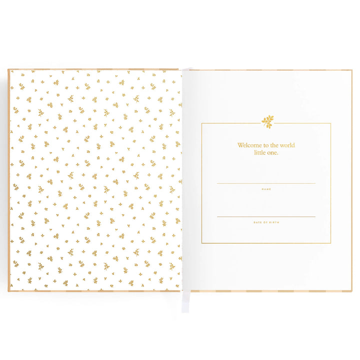 Baby Book | Coffee Stripe