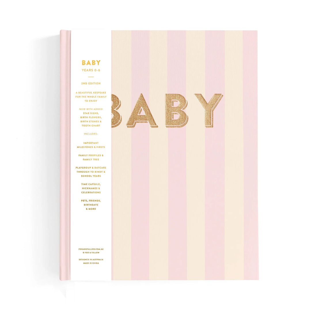 Baby Book | Petal Stripe