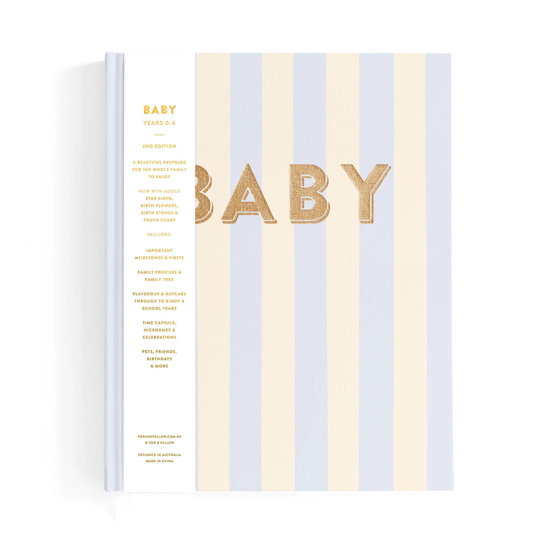 Baby Book | Cloud Stripe
