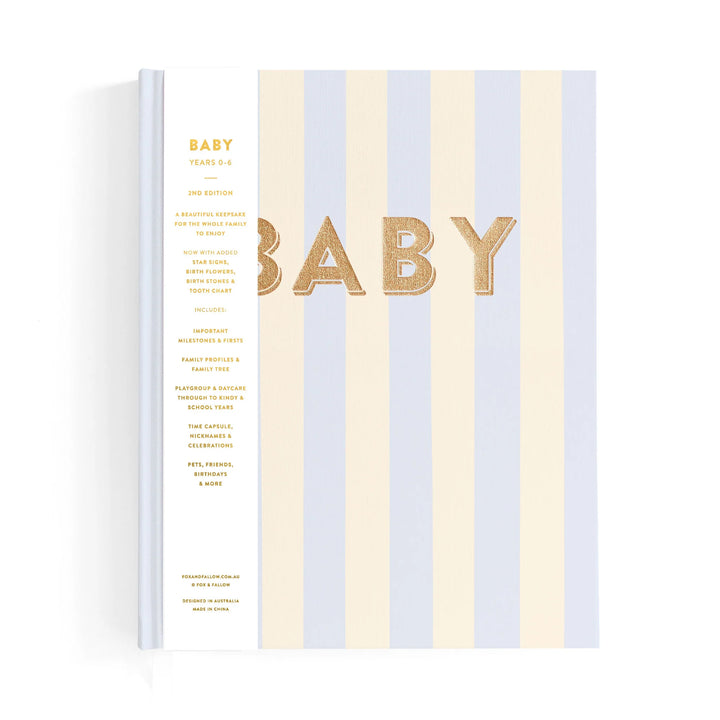 Baby Book | Cloud Stripe