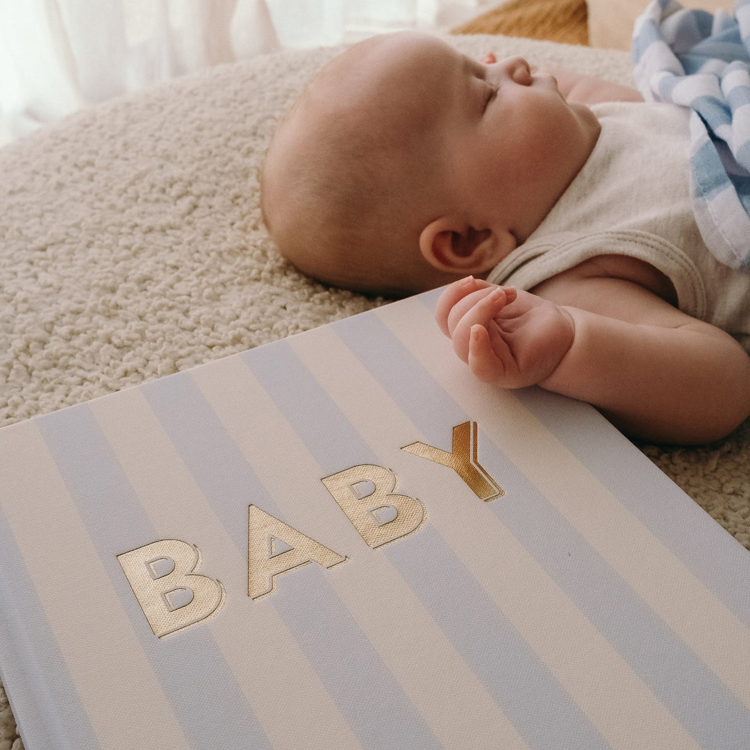 Baby Book | Cloud Stripe