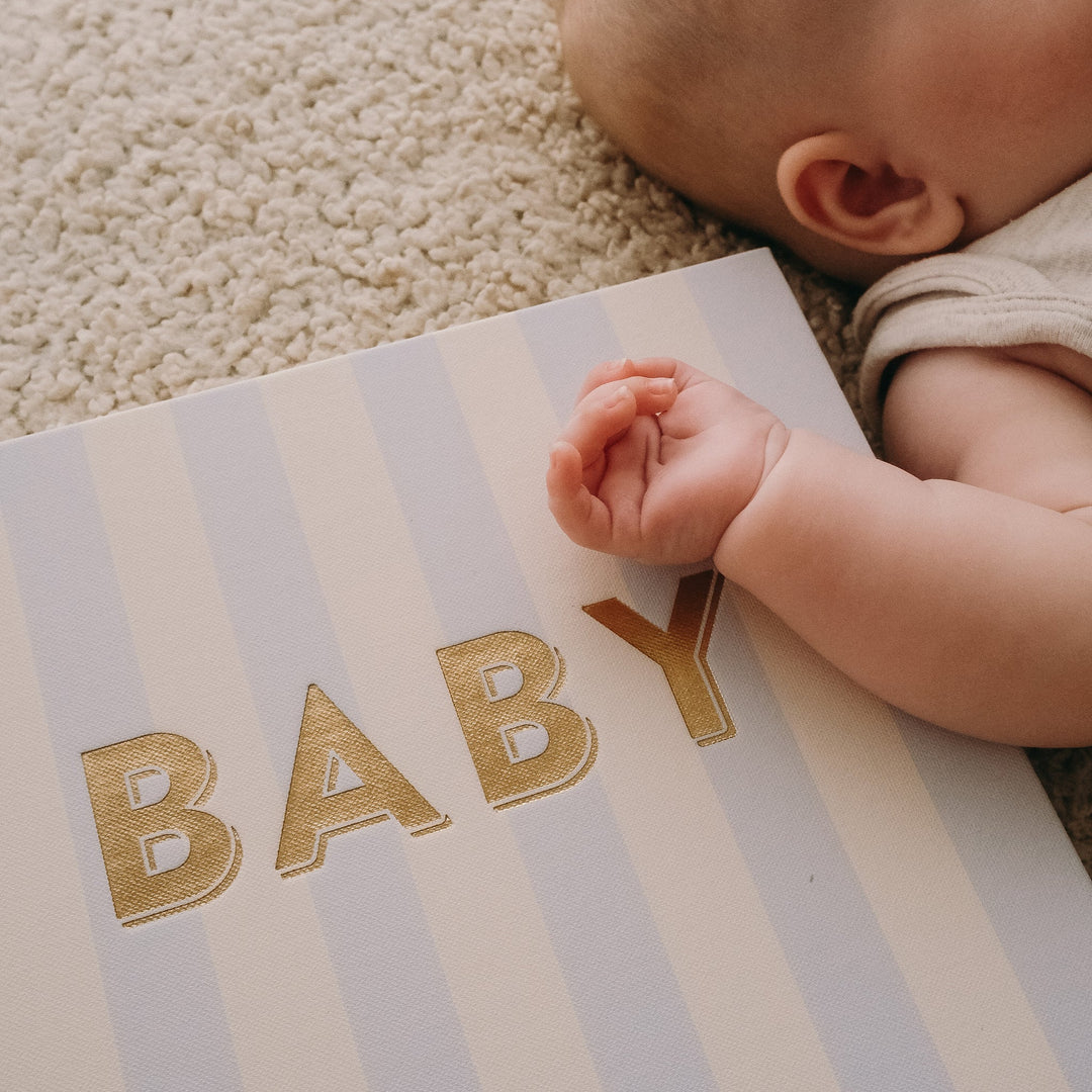 Baby Book | Cloud Stripe