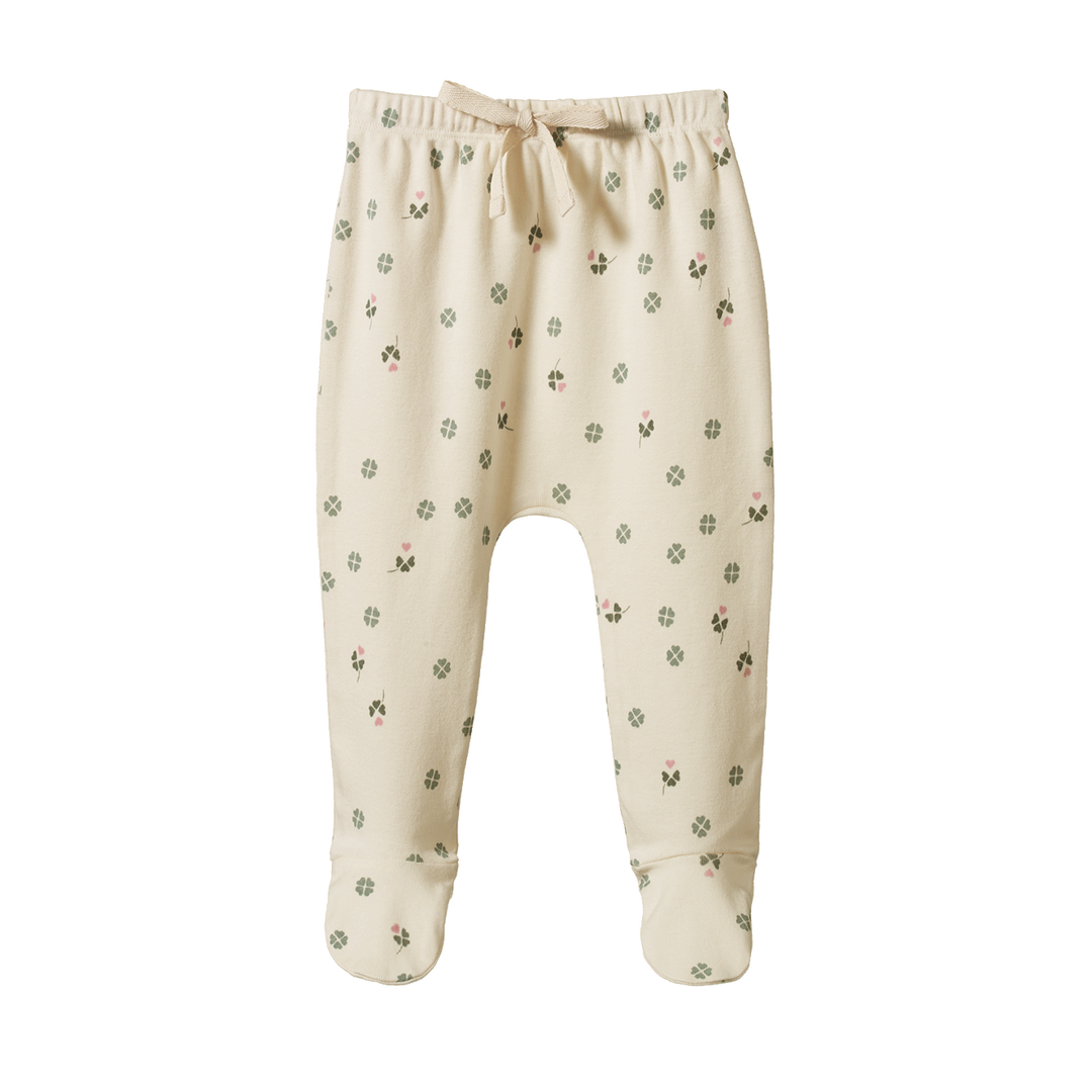 Cotton Footed Rompers | Lucky Print