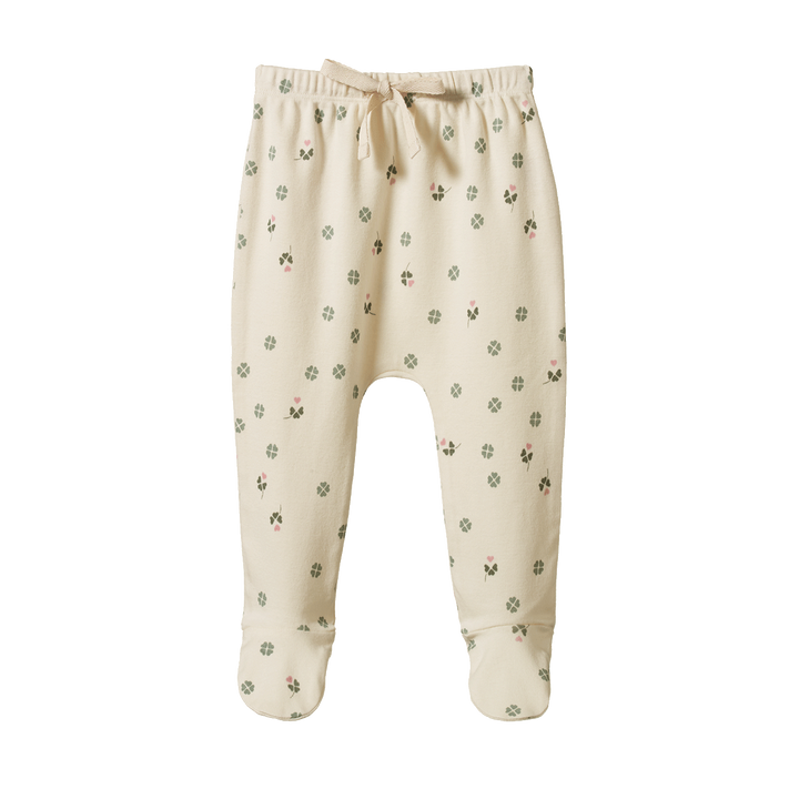 Cotton Footed Rompers | Lucky Print