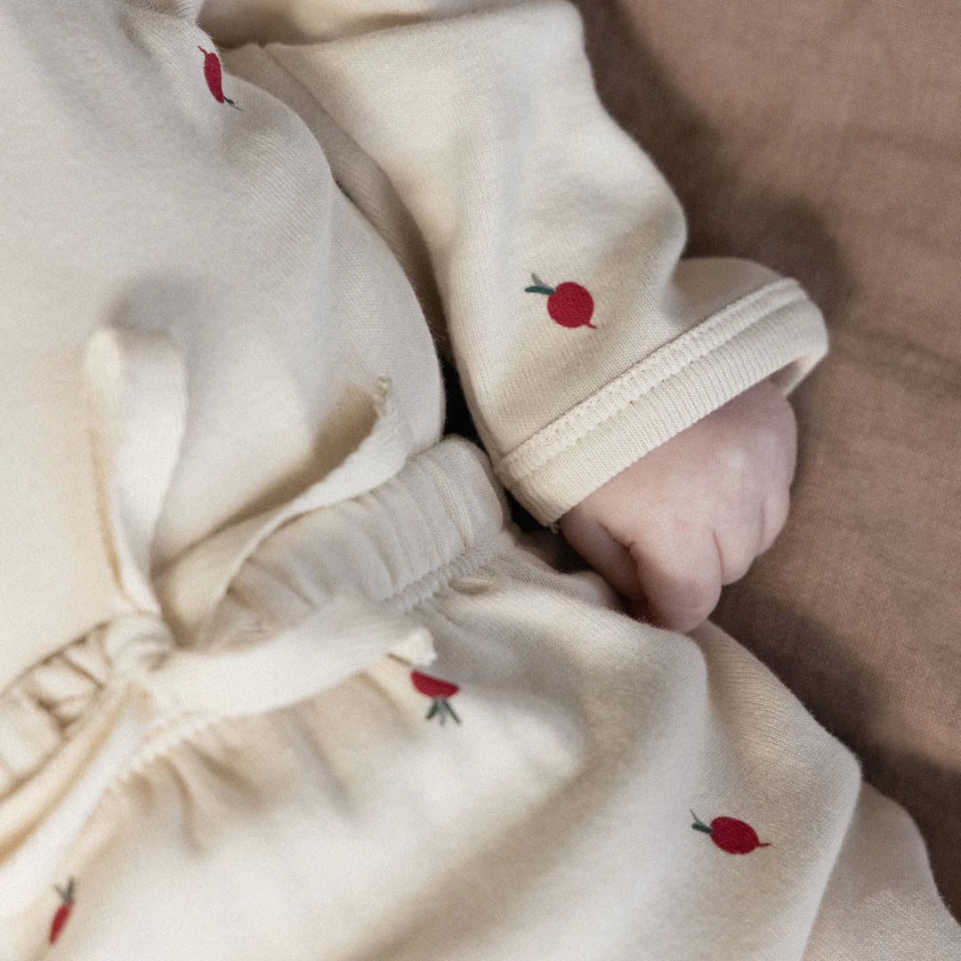 Cotton Footed Rompers | Radish
