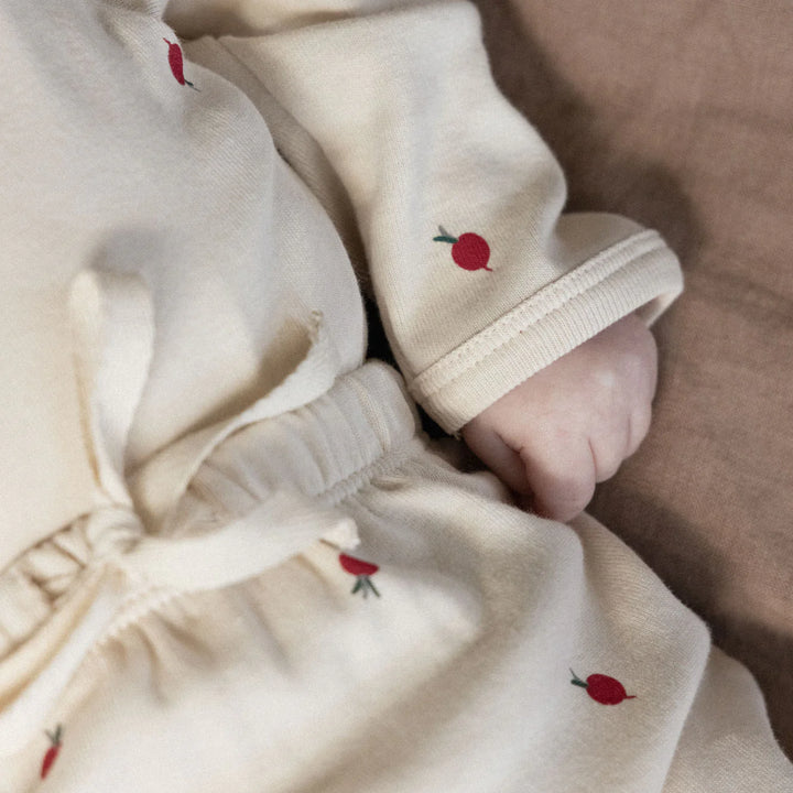 Cotton Footed Rompers | Radish