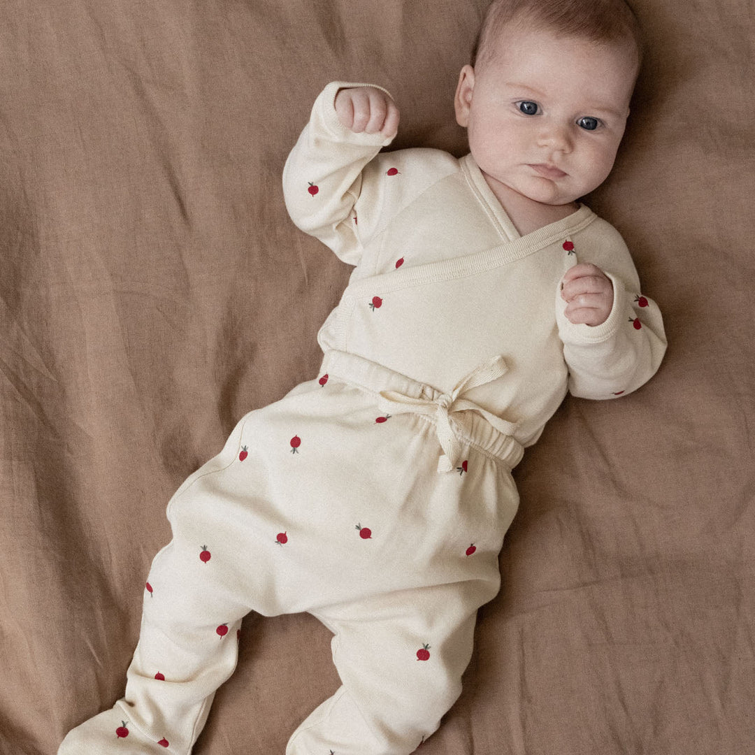 Cotton Footed Rompers | Radish