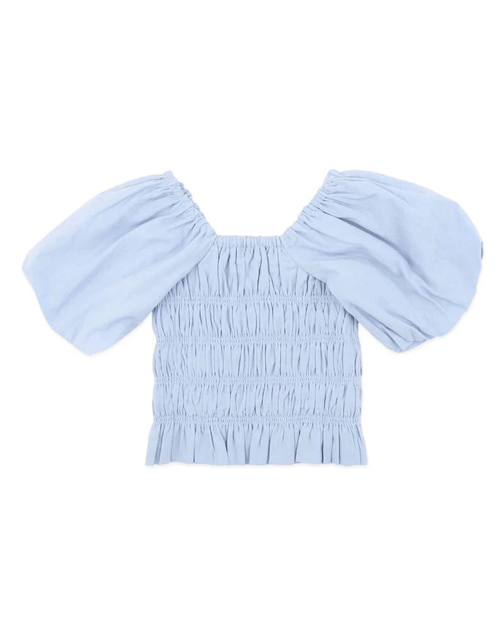 Piccolina Shirred Balloon Ss Top