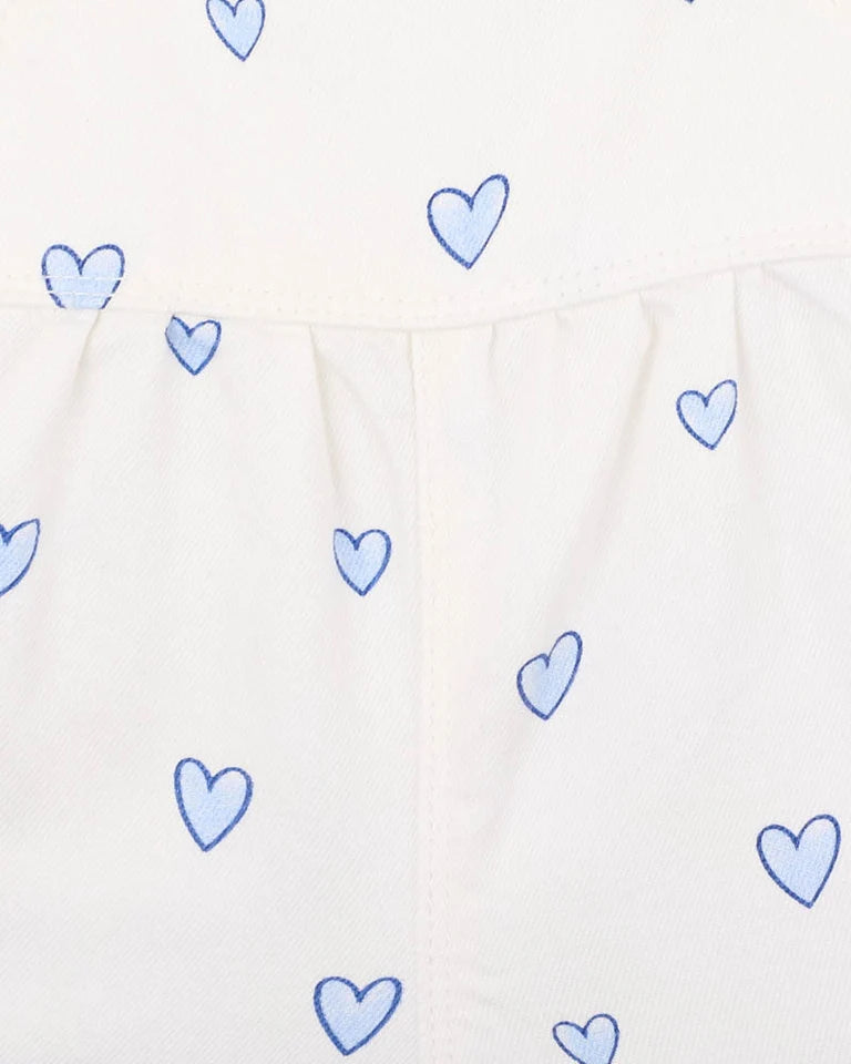 Piccolina Hearts Overalls