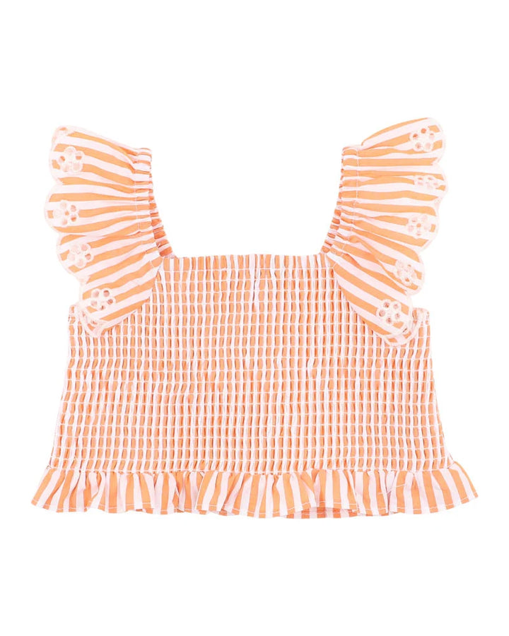 Top | Striped Shirred - Paradiso