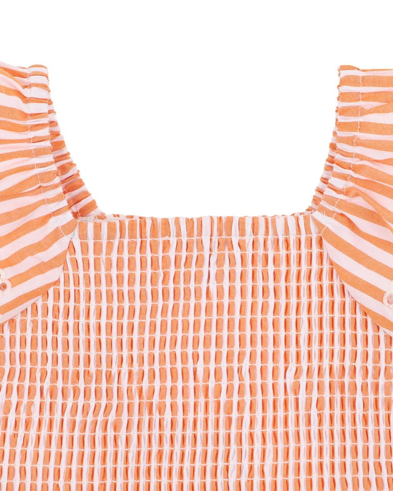 Top | Striped Shirred - Paradiso