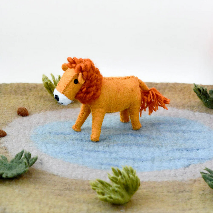 Felt Lion