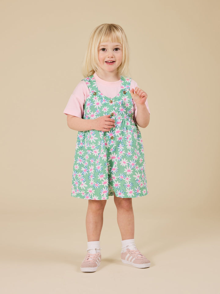 Shortalls | Sara - Daisy Patch