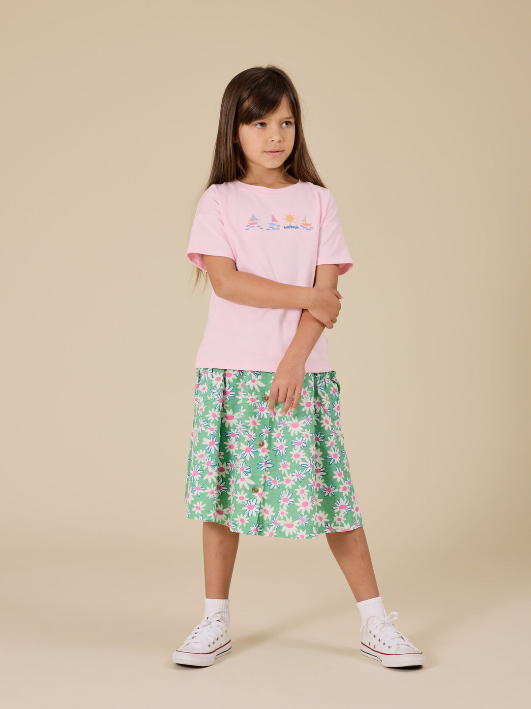 Skirt | Presley - Daisy Patch