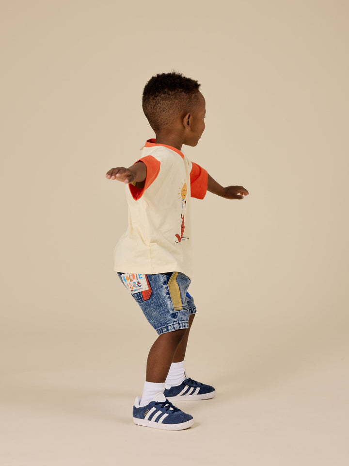 Shorts | Noah - Primary Pop Denim